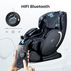 3D Zero Gravity Massage Chair with Full Body Shiatsu - Black or Beige