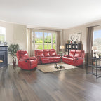 Contemporary Three Seater Reclining Sofa with Double Recliners - Multiple Colors