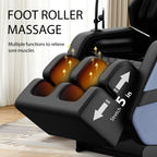 Massage Chair Recliner with Zero Gravity and Full Body Air Pressure - PU Leather