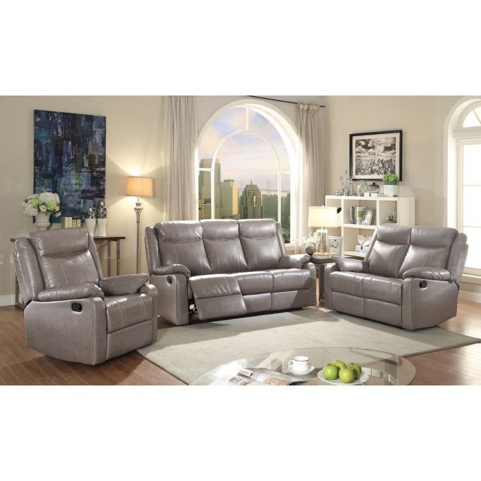 Contemporary Three Seater Reclining Sofa with Double Recliners - Multiple Colors