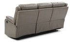 Contemporary Three Seater Reclining Sofa with Double Recliners - Multiple Colors