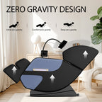 Massage Chair Recliner with Zero Gravity and Full Body Air Pressure - PU Leather
