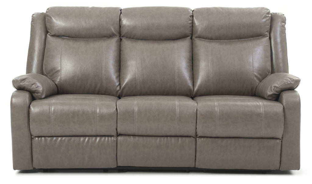 Contemporary Three Seater Reclining Sofa with Double Recliners - Multiple Colors