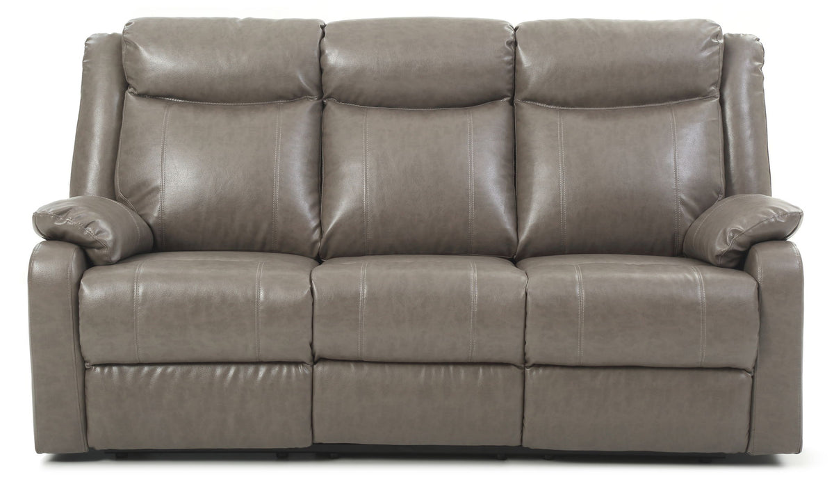 Contemporary Three Seater Reclining Sofa with Double Recliners - Multiple Colors