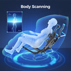 Bosscare Full-Body 3D Zero-Gravity Shiatsu Recliner Massage Chair With App (SAK32840)