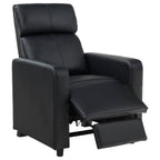 Toohey 7-Piece Home Theater Seating | 5 Recliners + 2 Consoles | Black