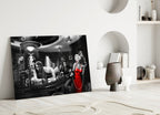 Red Dress Diner Legends Glass Wall Art