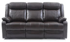 Contemporary Three Seater Reclining Sofa with Double Recliners - Multiple Colors