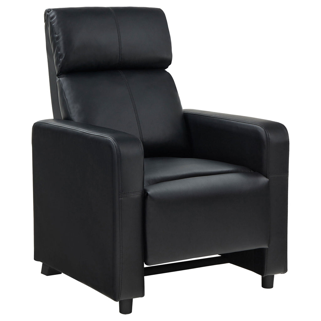 Toohey 7-Piece Home Theater Seating | 5 Recliners + 2 Consoles | Black