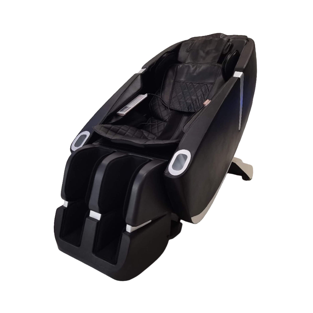 Equinox zero-gravity massage chair, side view
